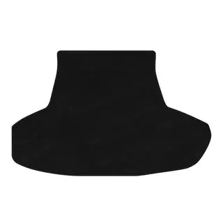 Premium Textile Trunk Mat (without spare wheel and 2 batteries, SD, Black)