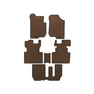 EVA Floor Mats (2006-2012, 3 Rows, 7-Seater, Brown)