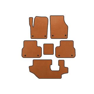 EVA Floor Mats (2014-2019, 3 Rows, Orange) Land Rover Discovery Sport 2014-