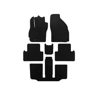 EVA Floor Mats (3 Rows, 7-Seater, Black)