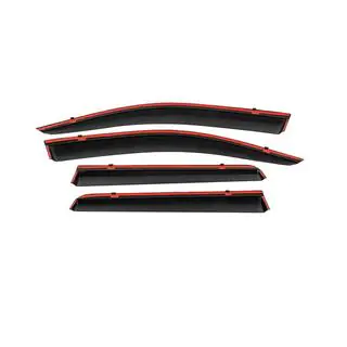 Window Deflectors with Chrome Trim Niken Luxury (4 pcs) photo 3