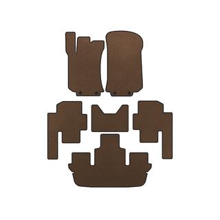 EVA Floor Mats (3 Rows, Brown) Mercedes R-class W251 2005-2017