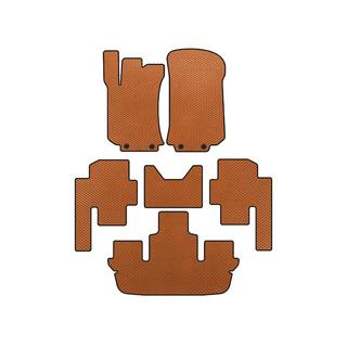 EVA Floor Mats (3 Rows, Orange) Mercedes R-class W251 2005-2017