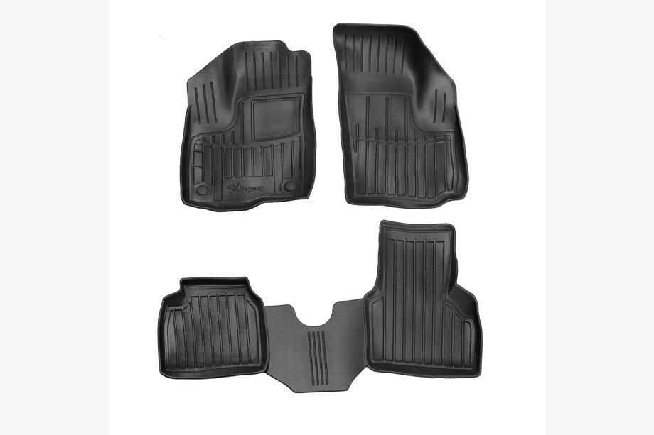 Fiat Doblo I 2005-2010 Stingray 3D Rubber Floor Mats (4 pcs) Photo 1