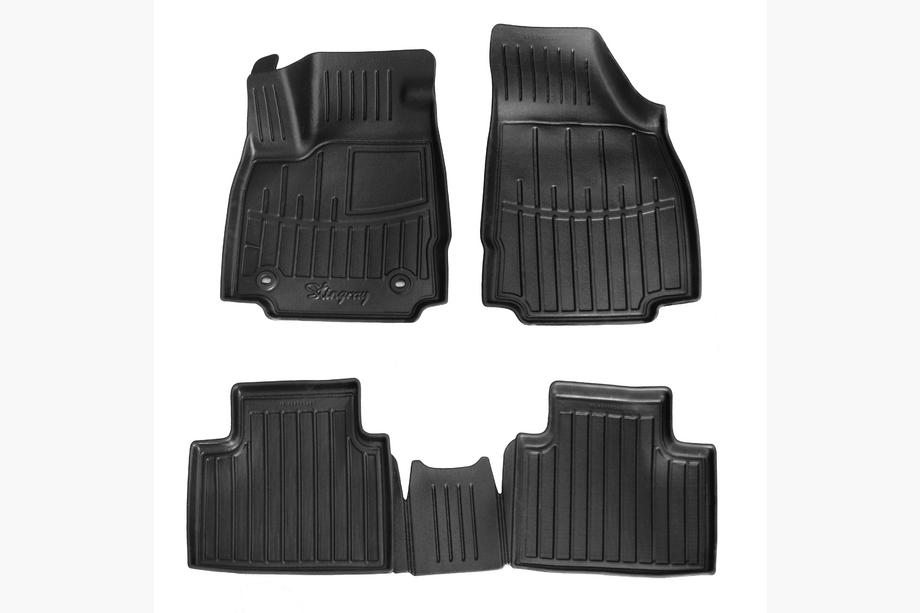 MG 3 2011-2024 Stingray 3D Rubber Floor Mats (4 pcs) Image