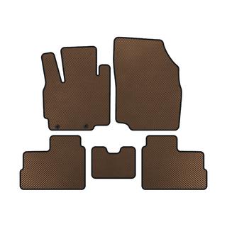 EVA Floor Mats (for Space Star, 2012-2016, HB, Brown) Mitsubishi Space Star/Mirage 2012-
