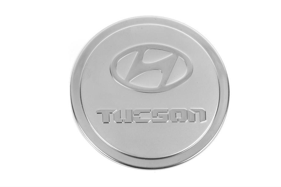 Hyundai Tucson JM 2004- Fuel Tank Cover Stainless Steel Image