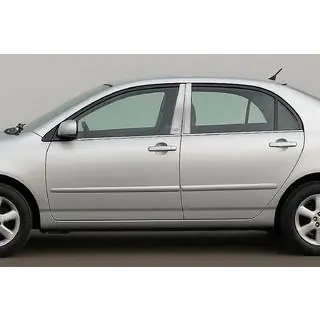 Chrome Pillar Covers (4 pcs, Stainless Steel)