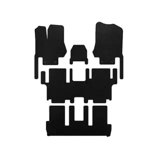 EVA Floor Mats (3 Rows, 7-Seater, Black)