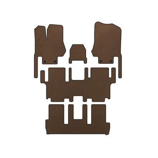 EVA Floor Mats (3 Rows, 7-Seater, Brown)