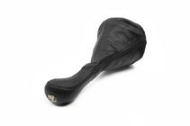 VAZ 2108-2109 1984-2011 Gear shift boot with knob (black, leather) photo 3