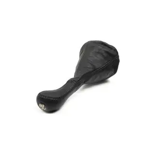 Gear shift boot with knob (black, leather) photo 3