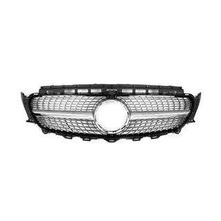 Front Grille Diamond Silver (for Avantgarde/AMG-Line/E43 AMG/E53 AMG 2016-2020) photo 2
