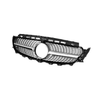 Front Grille Diamond Silver (for Avantgarde/AMG-Line/E43 AMG/E53 AMG 2016-2020) photo 3