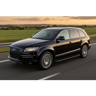Side Steps Bosphorus Black (2 pcs, Aluminum) Audi Q7 2005-2015 photo 1