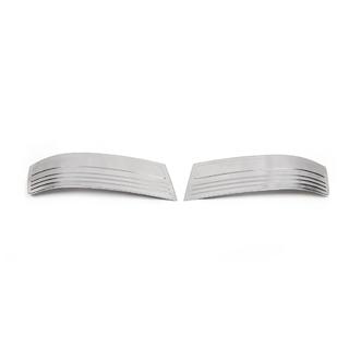Stainless steel front bumper corner protectors (2 pcs) photo 2