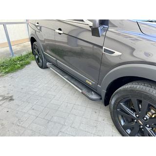 Side Steps RedLine V1 (2 pcs, Aluminum) Chevrolet Captiva 2006-2019 photo 1