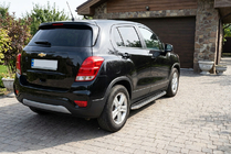 Chevrolet Trax 2012-2023 Side Steps Maydos V1 (2 pcs, Aluminum & Stainless Steel) photo 1