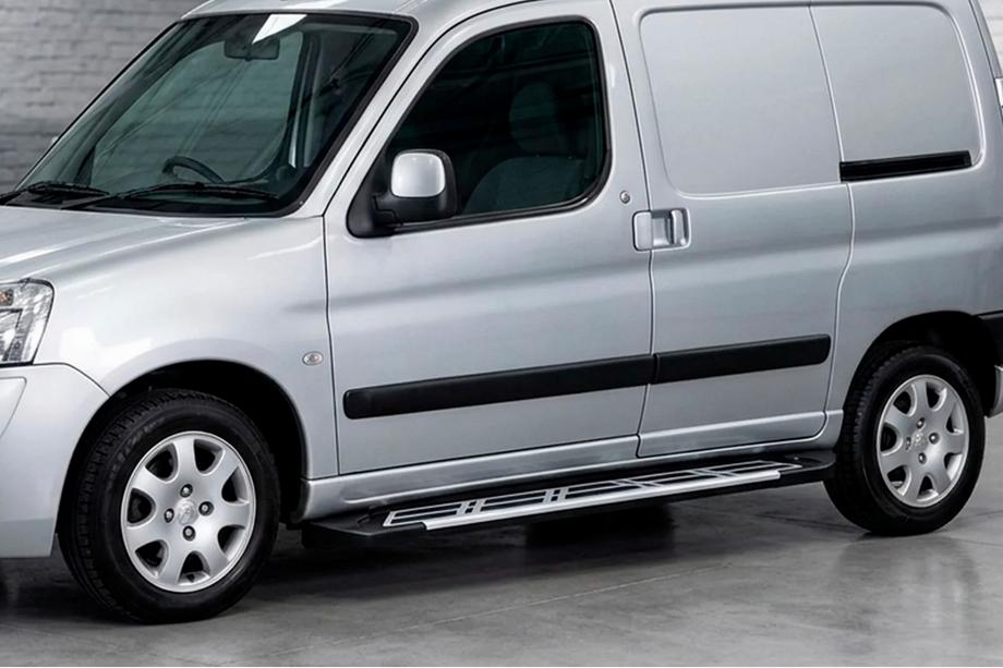 Peugeot Partner 1996-2008 Side Steps Sunrise (2 pcs, Aluminum) Photo 1