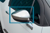 Citroen DS-3 2009-2016 Mirror Covers (2 pcs, Stainless Steel) photo 2