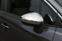 Citroen DS-3 2009-2016 Mirror Covers (2 pcs, Stainless Steel) photo 1