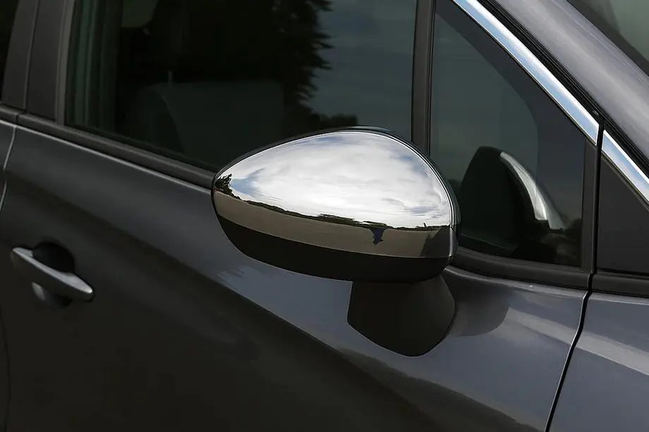 Citroen DS-3 2009-2016 Mirror Covers (2 pcs, Stainless Steel) Image