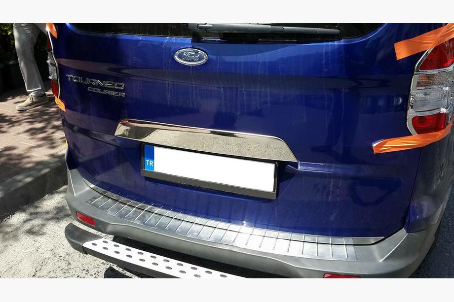 Ford Courier 2014-2023 Chrome trim above license plate (stainless steel) Image