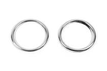 Ford Courier 2014-2023 Fog light covers (2014-2018, 2 pcs, stainless steel) photo 3