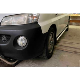 Side Bars BB002 (2 pcs, Stainless Steel) Hyundai H200, H1, Starex 1998-2007 photo 1