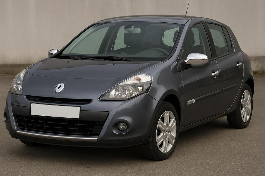 Renault Clio III 2005-2012 Mirror Covers (2 pcs, Stainless Steel) Image