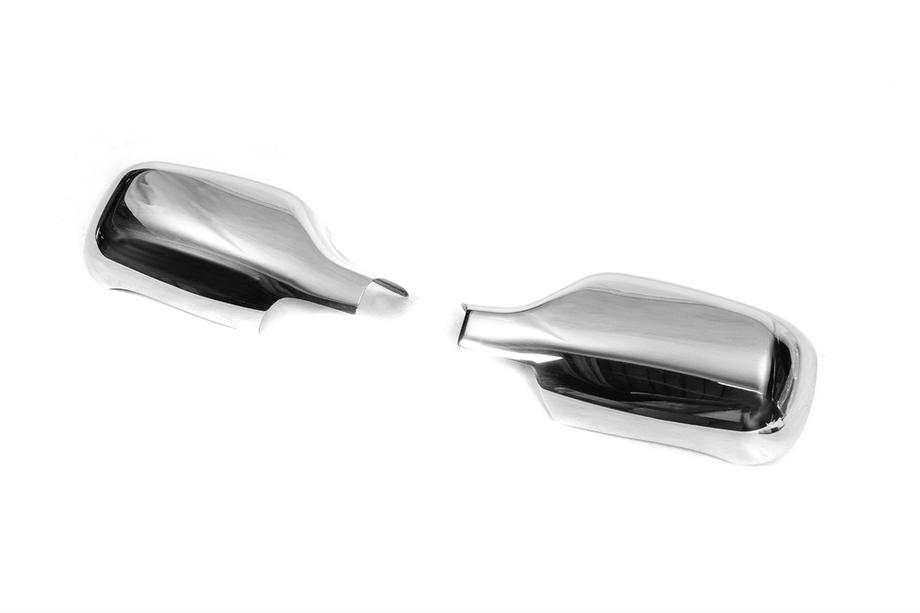 Renault Clio III 2005-2012 Mirror Covers (2 pcs, Stainless Steel) Photo 3