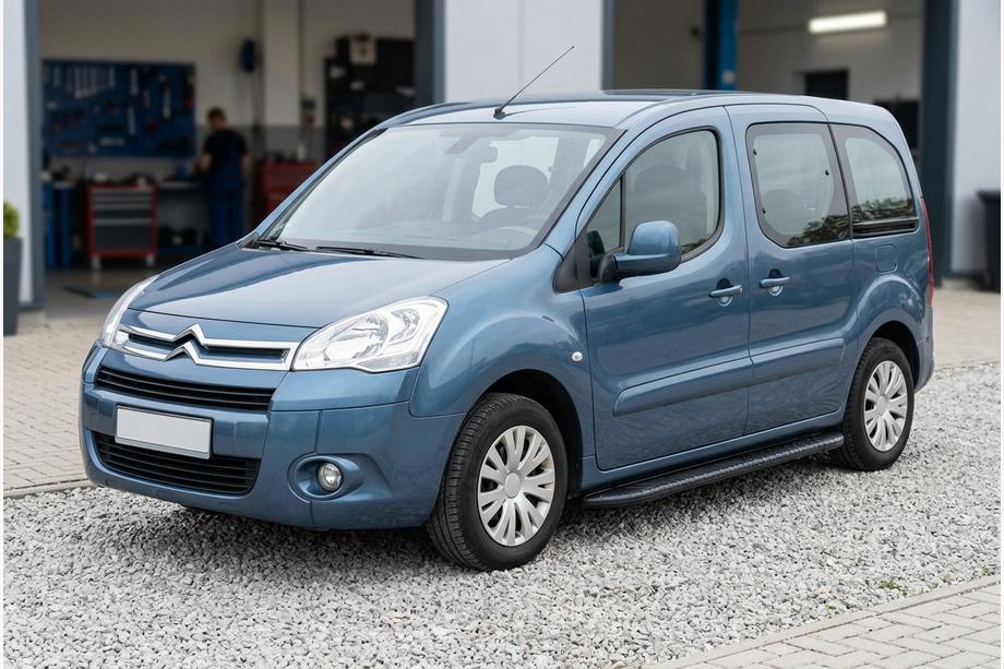 Citroen Berlingo 2008-2018 Side Steps Bosphorus Black (2 pcs, Aluminum) Image