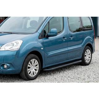 Side Steps Bosphorus Black (2 pcs, Aluminum) Peugeot Partner Tepee 2008-2018 photo 1