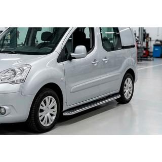 Side Steps Maydos V1 (2 pcs, Aluminum & Stainless Steel) Peugeot Partner Tepee 2008-2018 photo 1