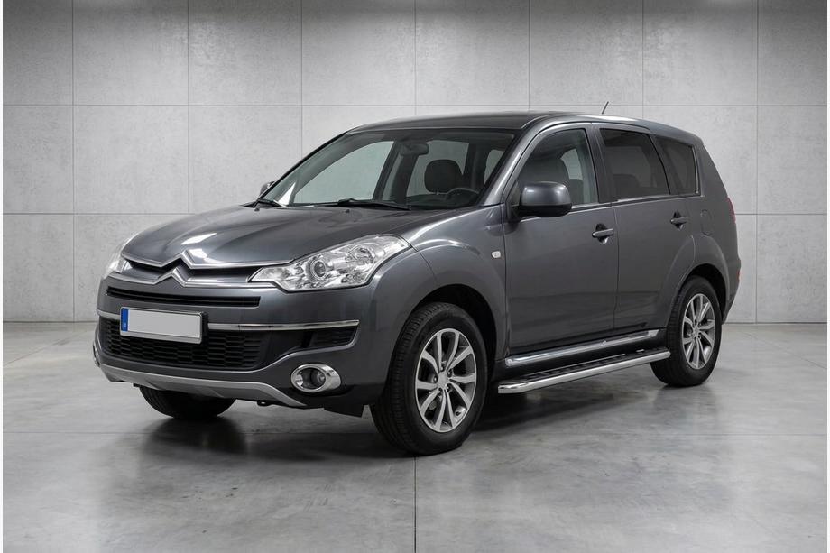 Citroen C-Crosser 2007-2013 Side Steps Maydos V1 (2 pcs, Aluminum & Stainless Steel) Photo 1