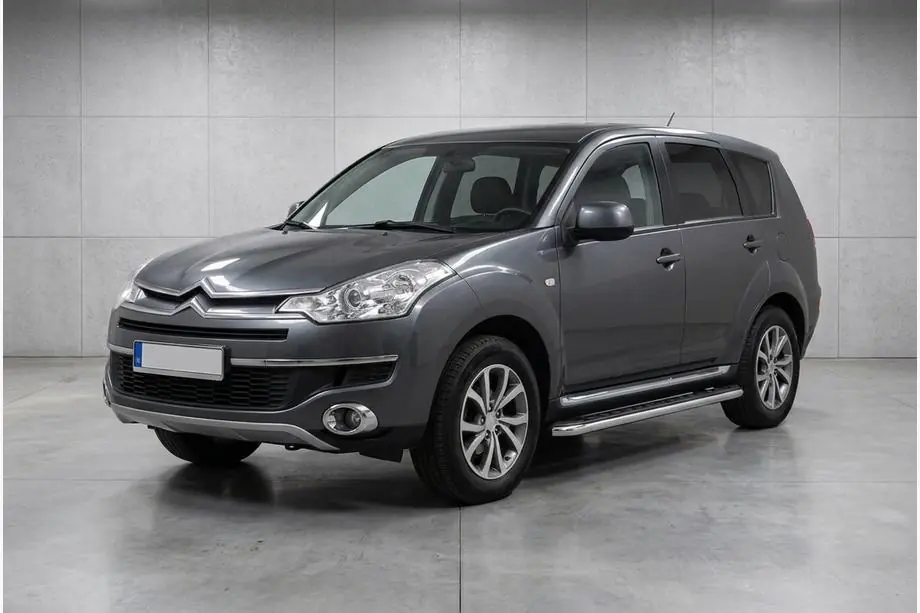 Citroen C-Crosser 2007-2013 Side Steps Maydos V1 (2 pcs, Aluminum & Stainless Steel) Image