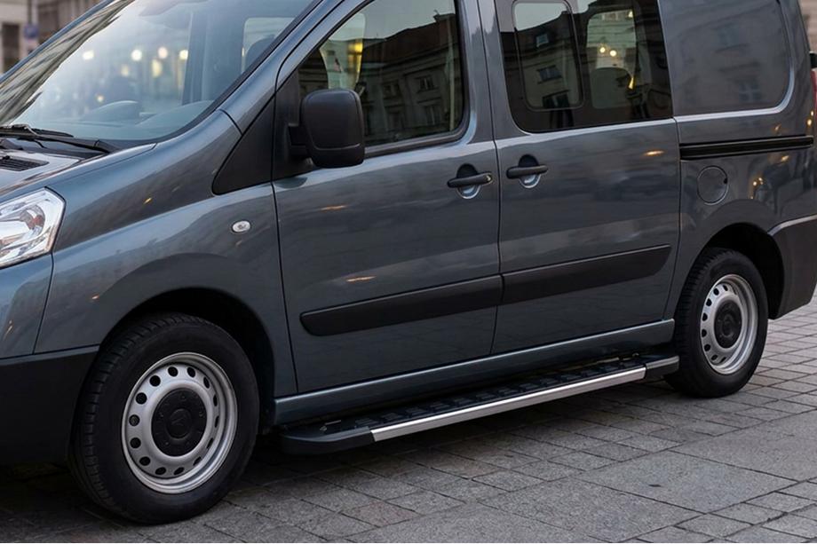 Citroen Jumpy 2007–2017 Side Steps RedLine V1 (2 pcs, Aluminum) Image