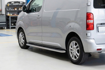 Peugeot Expert 2007-2016 Side Steps Maydos V1 (2 pcs, Aluminum & Stainless Steel) photo 1