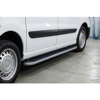 Side Steps Tayga Grey (2 pcs, Aluminum) Peugeot Expert 2007-2016 photo 1