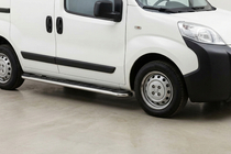 Fiat Fiorino/Qubo 2008-2024 Side Steps Maydos V1 (2 pcs, Aluminum & Stainless Steel) photo 1