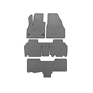 EVA Floor Mats (3 Rows, 5-Door/7-Seater, Grey) Renault Kangoo 2008–2020