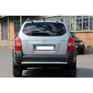 Rear Bar AK002 (Stainless Steel) Hyundai Tucson JM 2004- photo 1
