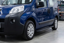 Peugeot Bipper 2008-2017 Side Steps Bosphorus Black (2 pcs, Aluminum) photo 1