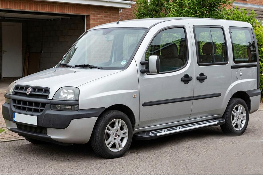 Fiat Doblo I 2001-2005 Side Steps Sunrise (2 pcs, Aluminum) Image