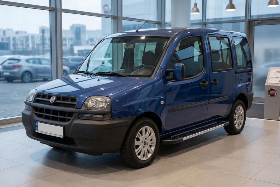 Fiat Doblo I 2001-2005 Side Steps RedLine V1 (2 pcs, Aluminum) Image