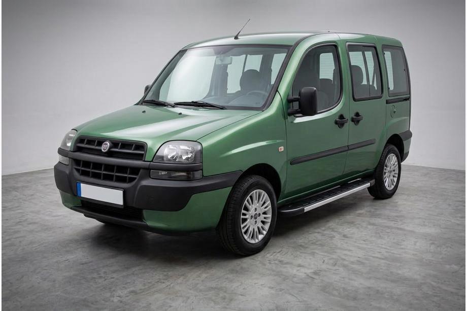Fiat Doblo I 2001-2005 Side Steps Duru (2 pcs, Aluminum) Image