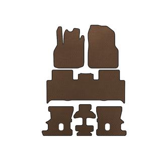 EVA Floor Mats (3 Rows, Brown) Renault Scenic/Grand 2003-2009