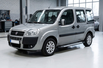 Fiat Doblo I 2005-2010 Side Steps Line (2 pcs, Aluminum) photo 1