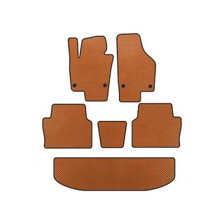 EVA Floor Mats (3 Rows, Orange) Seat Alhambra 2010-