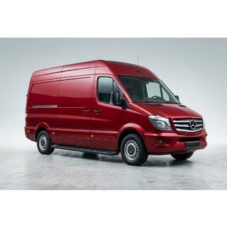 Side Steps Allmond Black (2 pcs, Aluminum) Mercedes Sprinter W906 2006–2018 photo 1